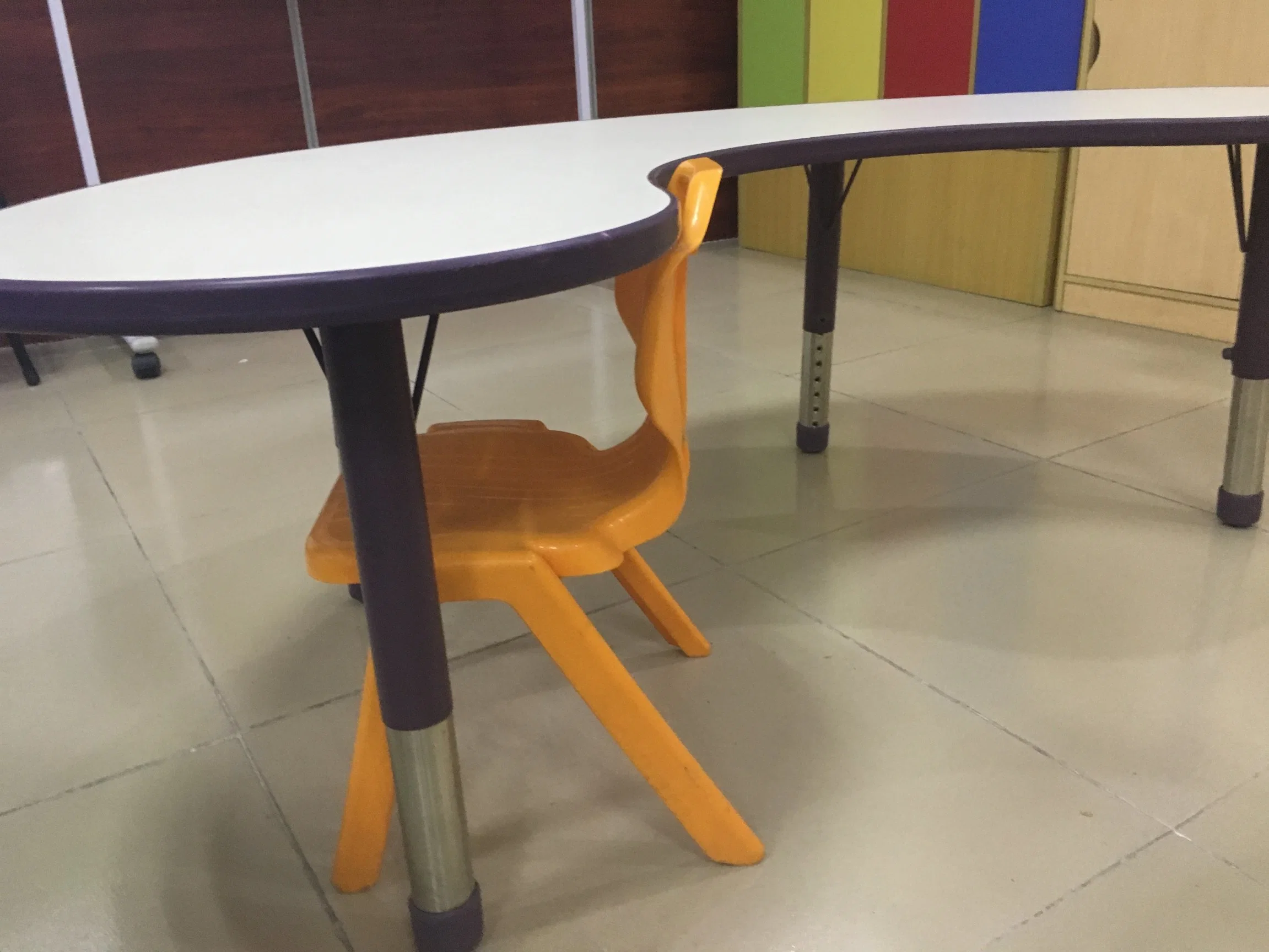 Venta caliente Kid Fureniture Escuela mesa de madera silla