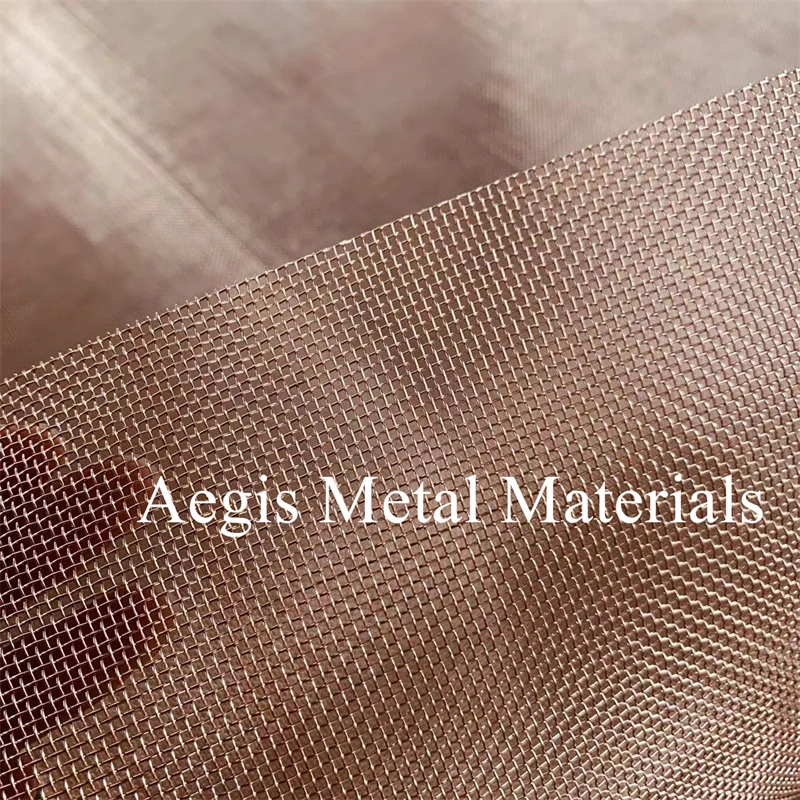 Ultra Fine Pure Copper Wire Mesh Fabric Emf RF Shielding Copper Screen