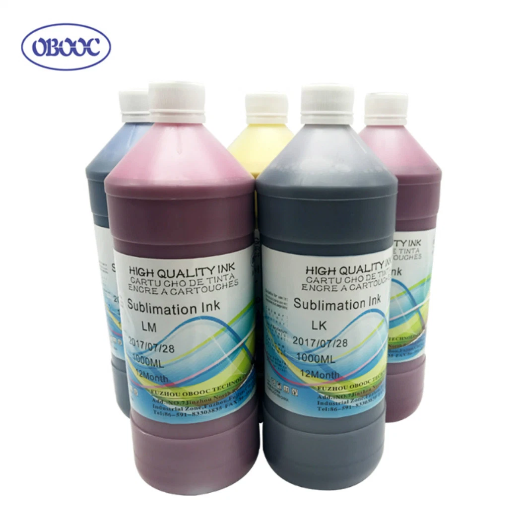 Tinta de transferencia de sublimación de alta velocidad para la cabeza Epson DX5/5113/4720