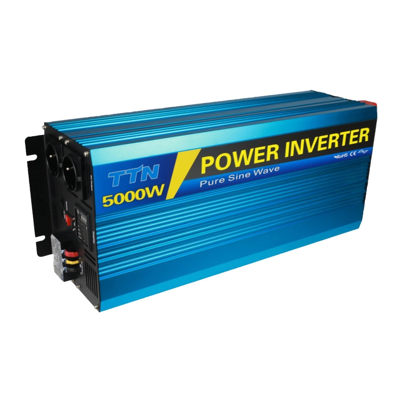 Inversor da UPS doméstica 1000W2000W onda sinusoidal pura 60 Hz, 12 V CC Para tomada AC 110V US Power Converter monofásico com Porta USB dupla de 5 V.