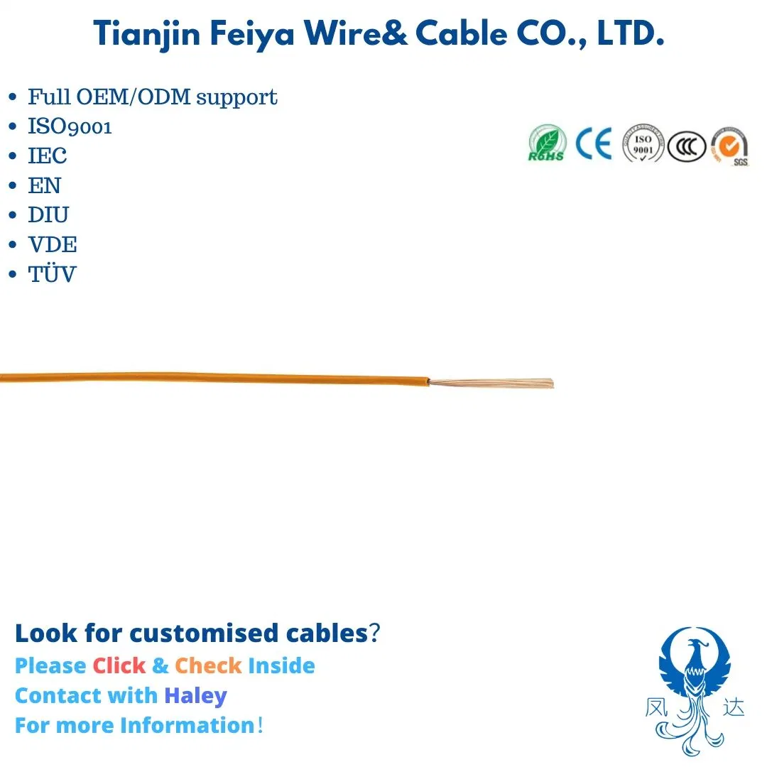 PVC Fly W PVC Insulation Thin Thickness Insulation Batteries and Harness Automobiles Wire Flry-a Aluminium Control Cable Electric Cable