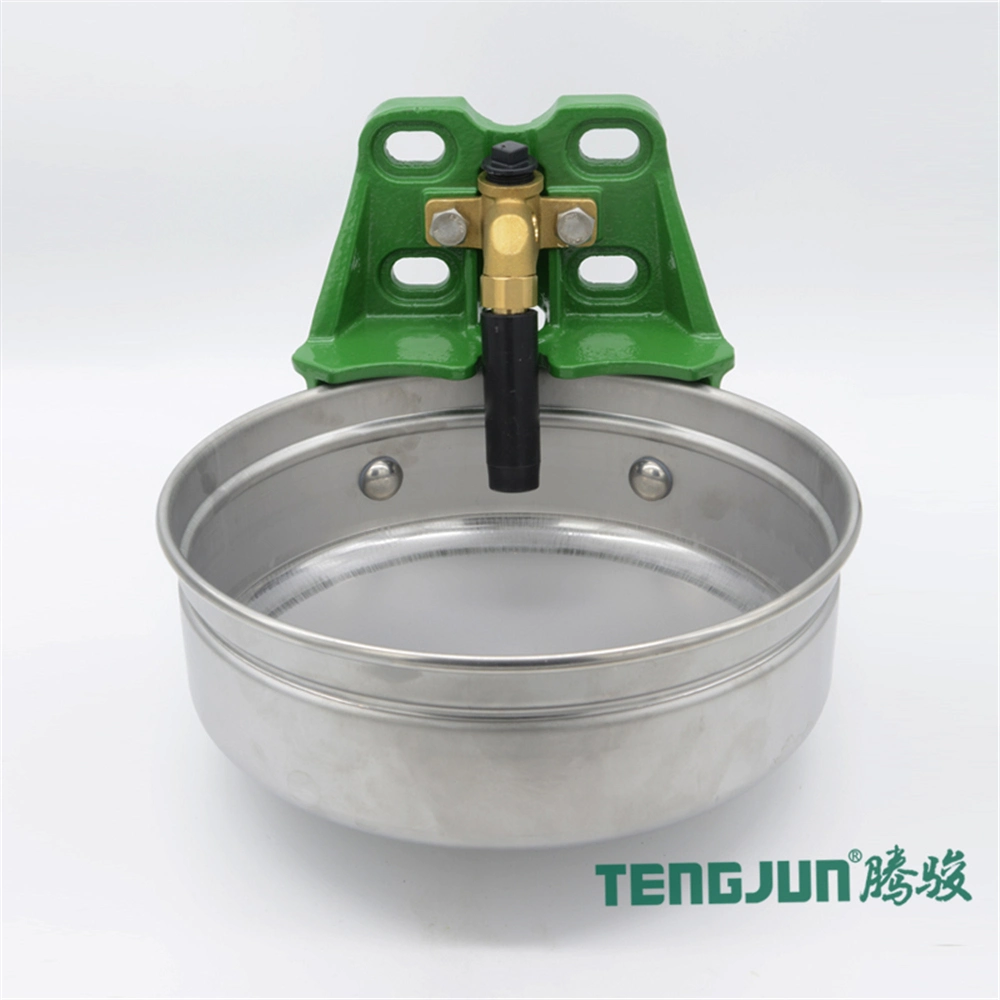 Green Bracket Attractive for Animals Livestock Waterer Cow Water Bowl 5L