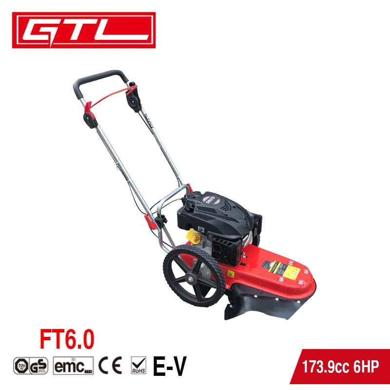 Behind Walking Brush Cutter Hand Push Gasoline String Trimmer Field Trimmer with Rato Engine (FT6.0)