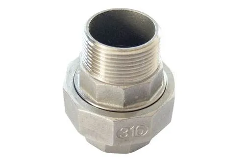 Casting Stainless Steel Union Cone/Conical PTFE Seat with M/M (YZF-F360)