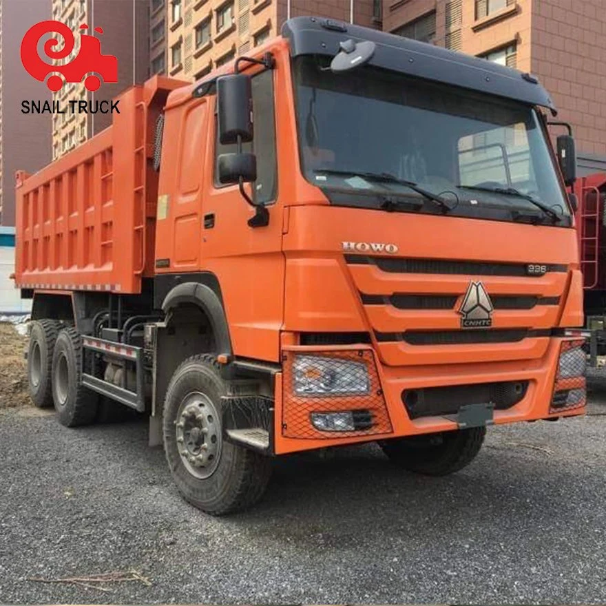 Second Hand China Top Brand HOWO 371 HP 6X4 Used Dump Truck with Spare Parts