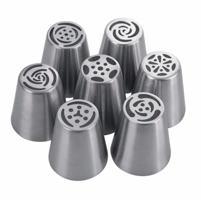 Tulip Icing Piping Nozzles Stainless Steel Flower Cream Pastry Tip Kitchen Cupcake Cake Decorating Tools