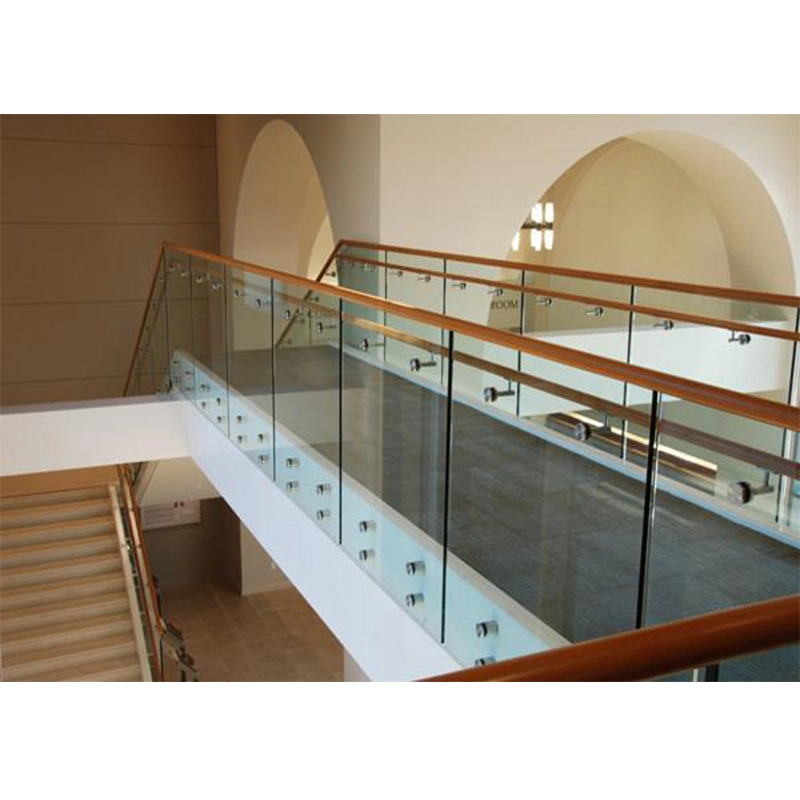 Prima Luxus Dekorieren Matt Schwarz Treppenhaus Post Balustrade Glasgeländer Design