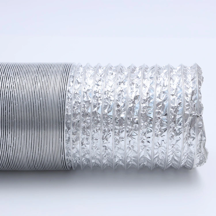 Single/Double Layer Aluminum Air Duct for HVAC Ventilation Dryer Vent Hose for Heating and Cooling Ventilation and Exhaust