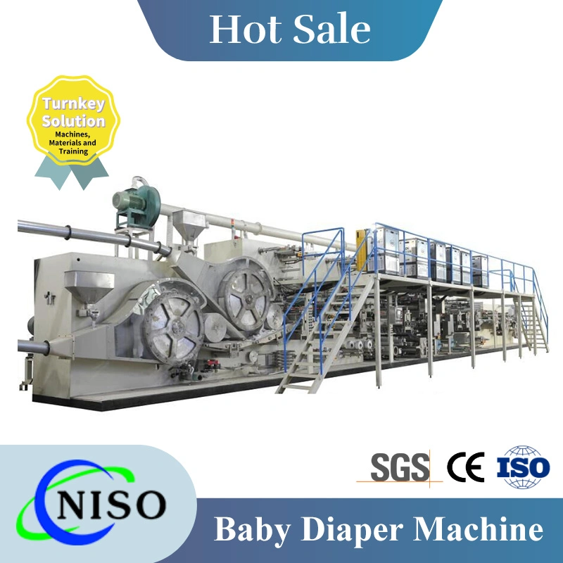 Servo High Speed Quality Baby Diaper Making Machine with Warranty