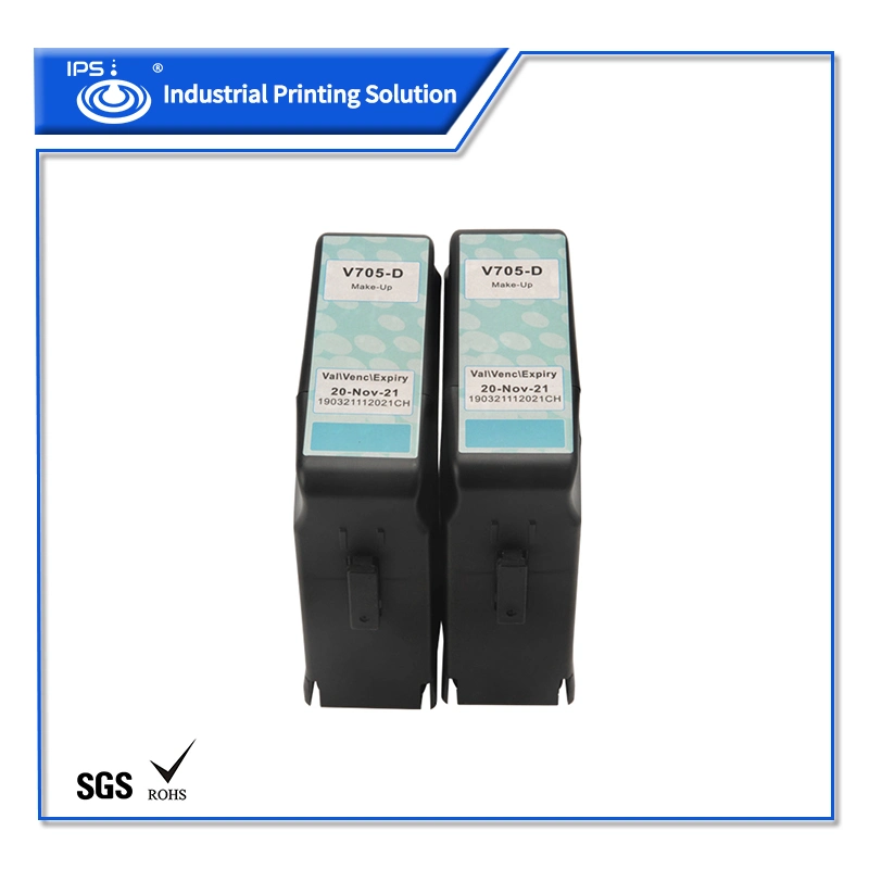 750 ml V410-D de alta calidad original de la impresora Videojet Cartucho de tinta compatible con el SGS RoHS certificado