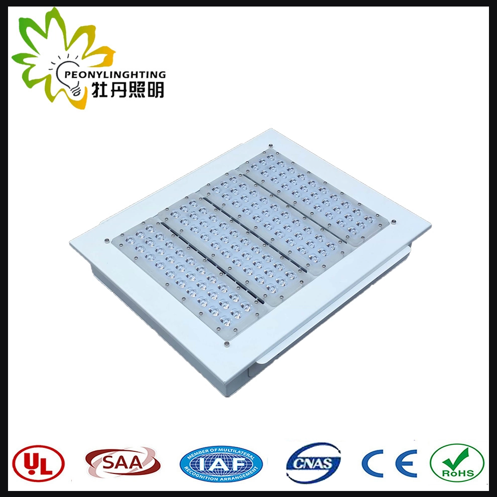 LED Canopy Light Atex Approved AC90V-305V IP65 High Bright 200W LED Gas Station Light