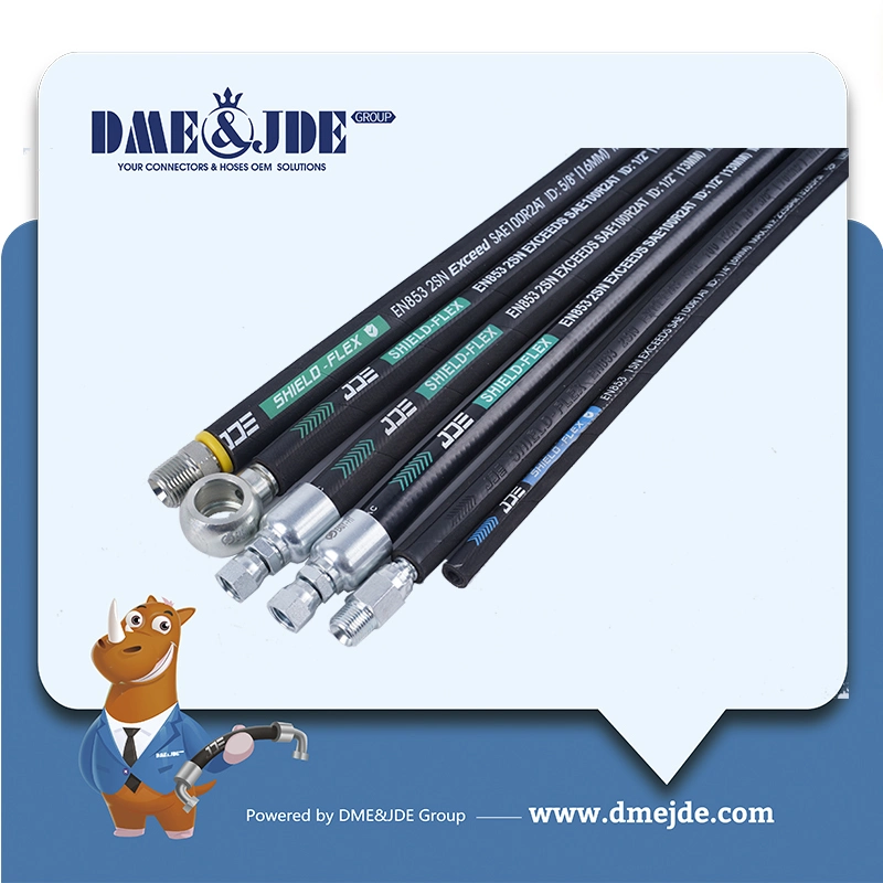 Wire Braided Hydraulic Hose with Smooth Cover 1sn/R1at