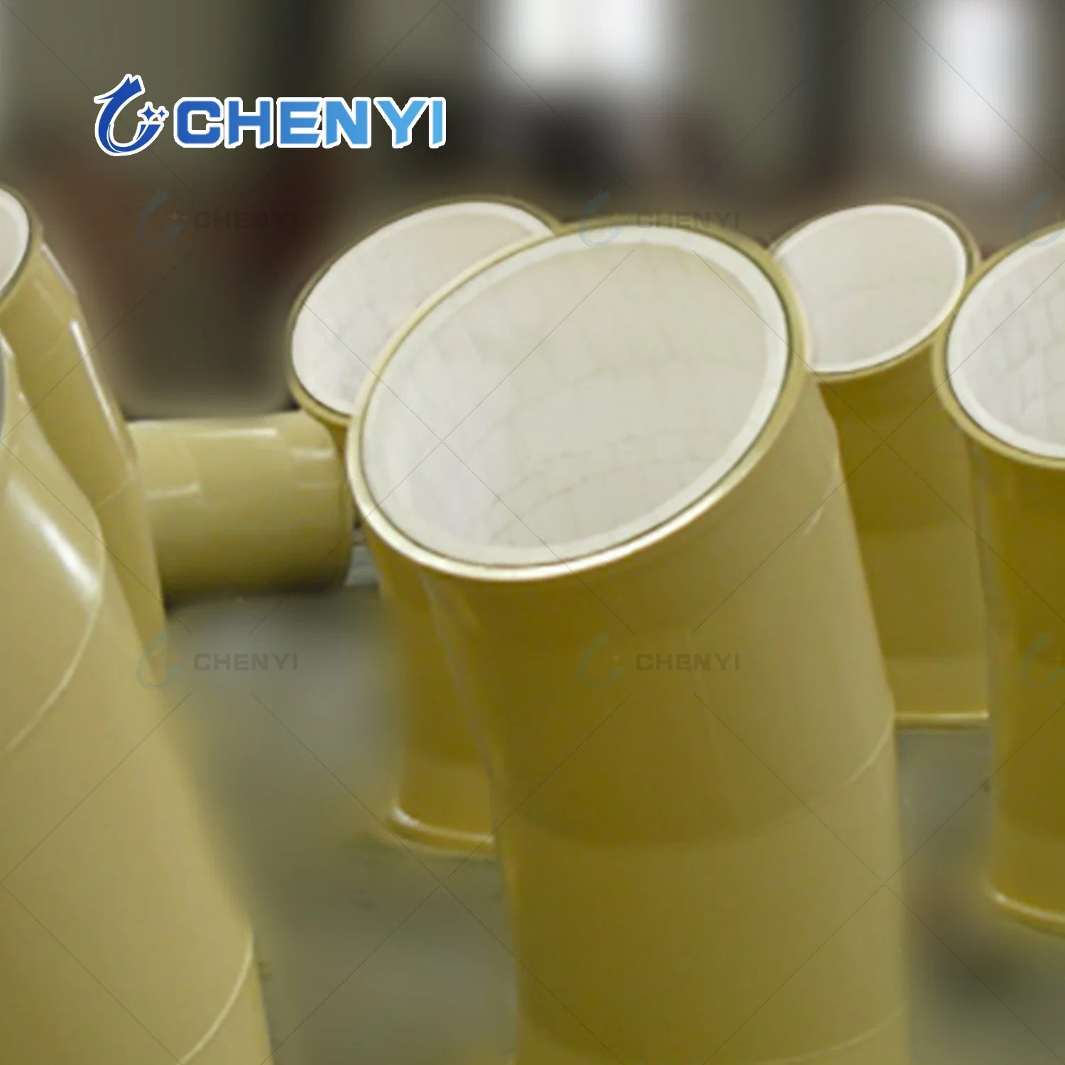 Revestidos de cerámica de alta alúmina Mineroducto codo se dobla para protección contra el desgaste del molino de acero