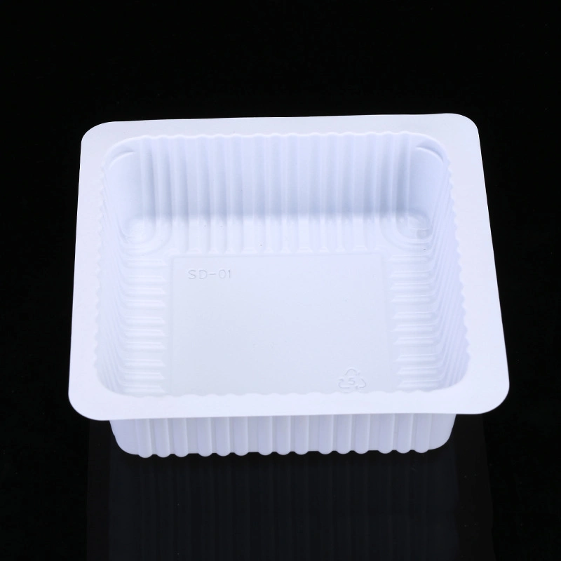 Custom White/Clear PP Plastic Tofu Tray, Tofu/Food Packing Tray