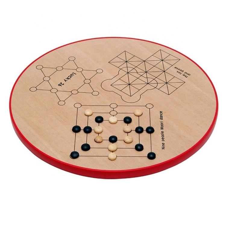 Verificadores chineses jogos de tabuleiro intelectual de madeira para crianças