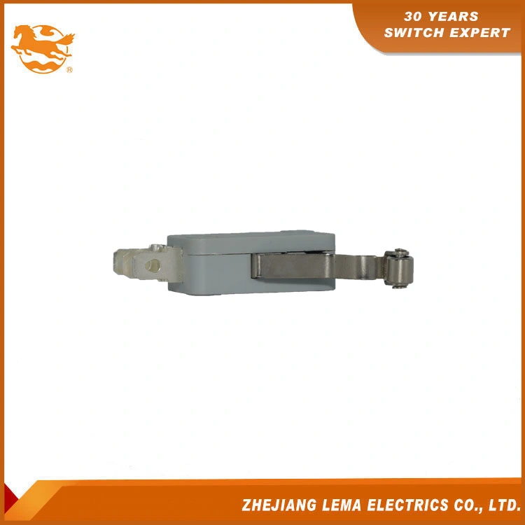 Schalter Für Direktvertrieb, Lange Gebogene Rollenarmmenseite, Gemeinsam Terminal Grau Kw7-23d elektronischer Mikroschalter Kw7-23d