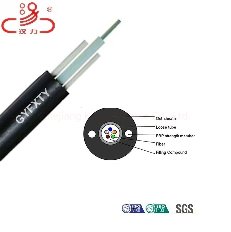 Sample Customization Single Mode Fiber Optical Cable GYFTY Optical Fiber Micro Cable