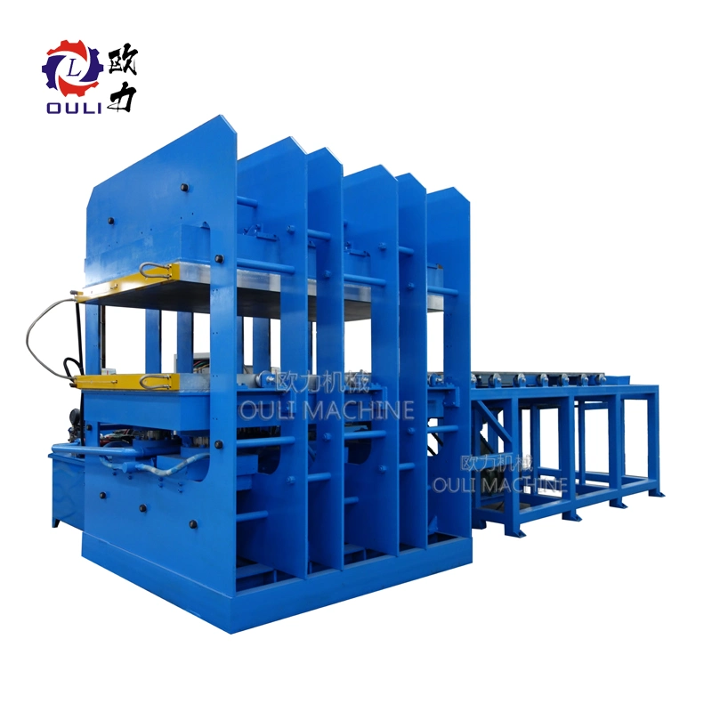 Automatic Rubber Vulcanizing Press Machine, Frame Hydraulic Vulcanizer/Curing Press, Column Floor Mat Tiles Molding Press