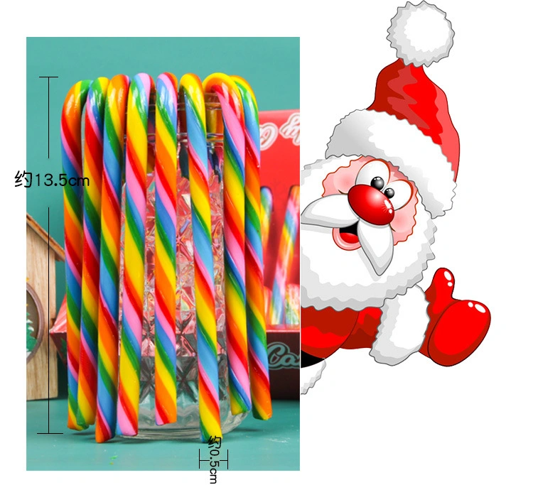 New Crutch Lollipop Item Ornaments Decoration Candy Canes for Christmas