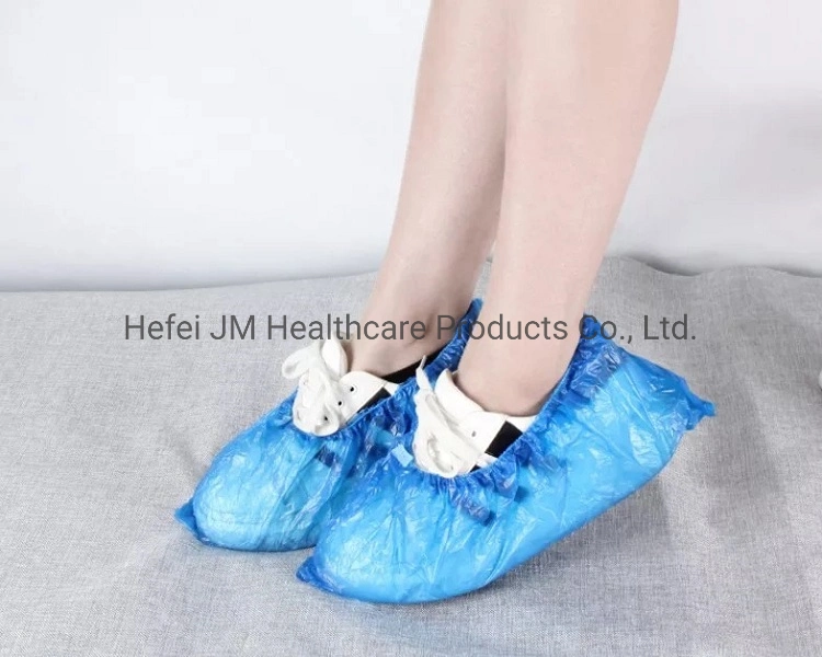 Manufacturer Disposable 100PCS Packed Plastic Shoe Cover/CPE /PE Shoe Cover/PP Shoe Cover