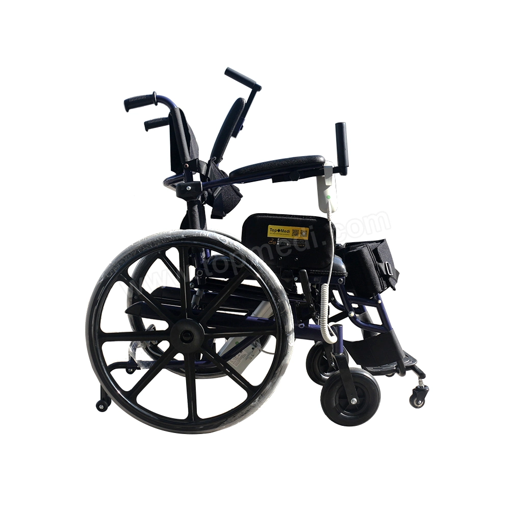 New Topmedi Carton Package Used Electric Wheelchair Wheel Chair with CE