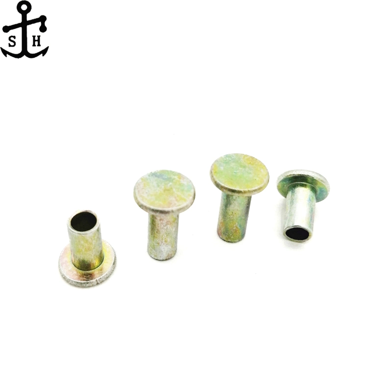 Rivets tubulaires en acier au carbone bouchon DIN 7338 Type C pour Appareils électriques