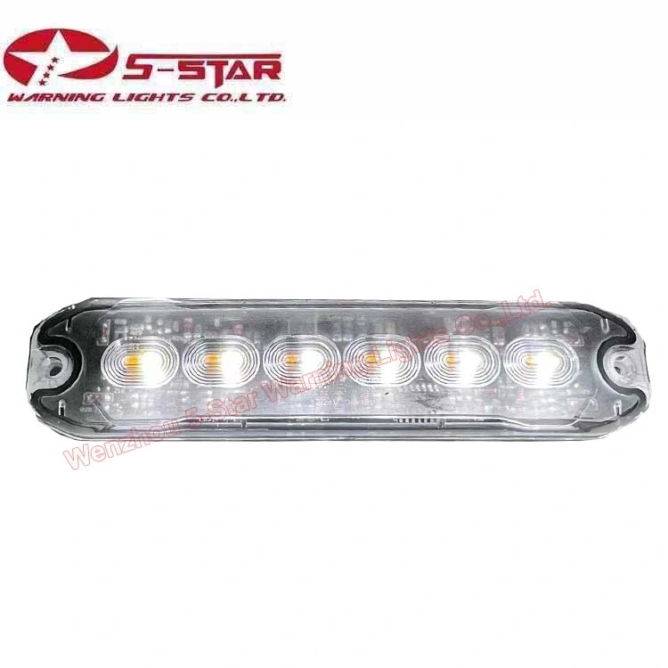 Low Profile LED Grille Strobe Flashing Surface Mounting Emergency Warning Light