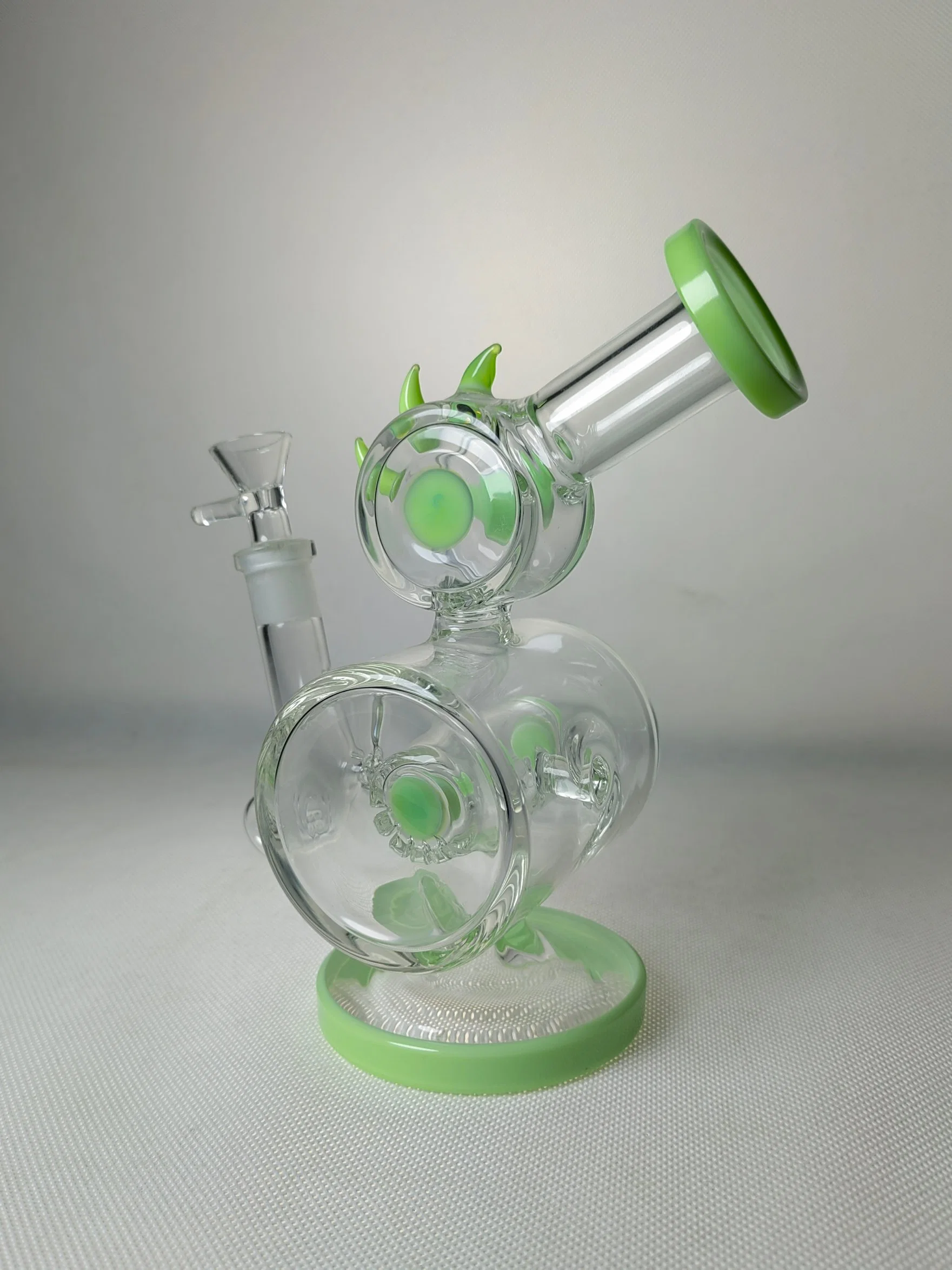 Fantastic Design Nice Green Glass Water Smoking Pipe