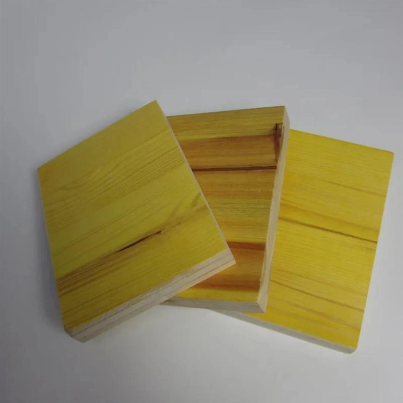 27mm Chinese Fir Core Panel 3 Layers Building Material Yellow Shuttering Plywood for Bridge and Tunnel Formwork