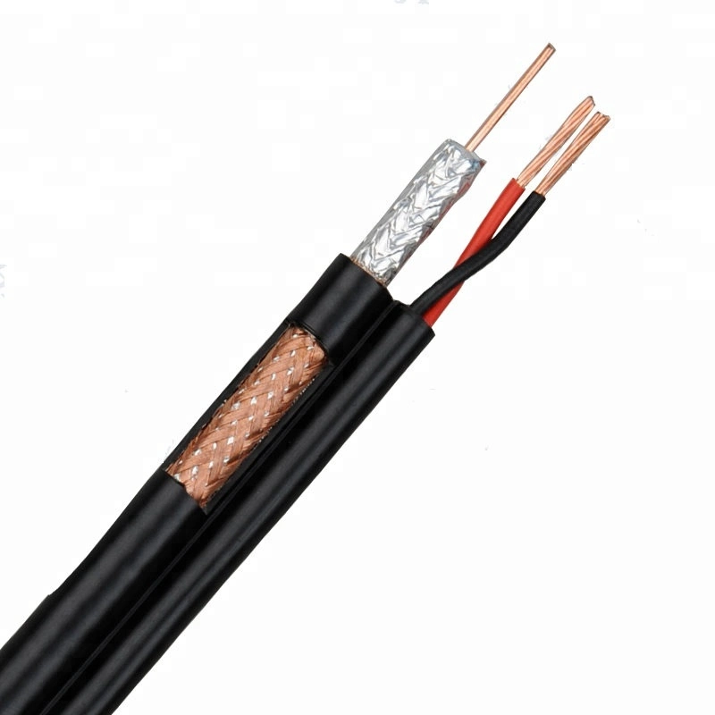 competitive price rg6 2C power coaxial cable wire for CCTV communication