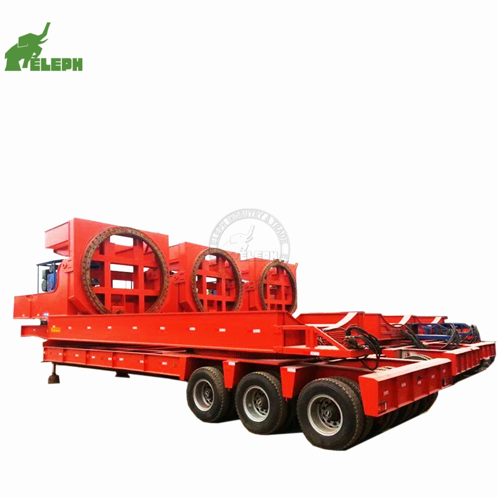 Wind Turbine Tower Transport Semi-Trailer/Transportation for Wind Turbine/Trcuk Trailer