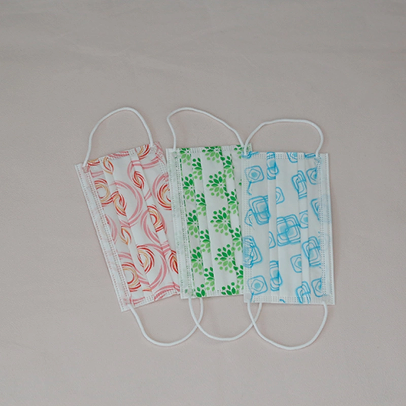 China Suppliers Wholesale/Supplier Surgical Medical Disposable Adult Chromatic Green Face Mask