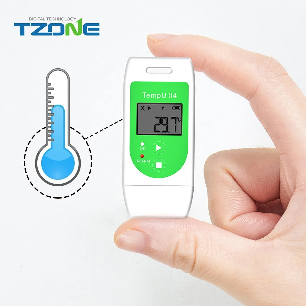 Temperature Humidity Data Logger LCD Display Temp/Rh USB Data Recorder 32000 Data