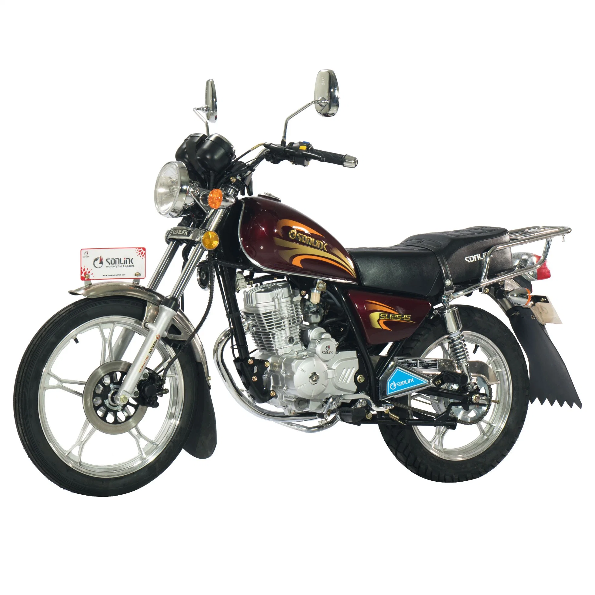 Fábrica de motos chinas baratas Venta directa de combustible de 125cc motocicleta prudente/moto/Motor