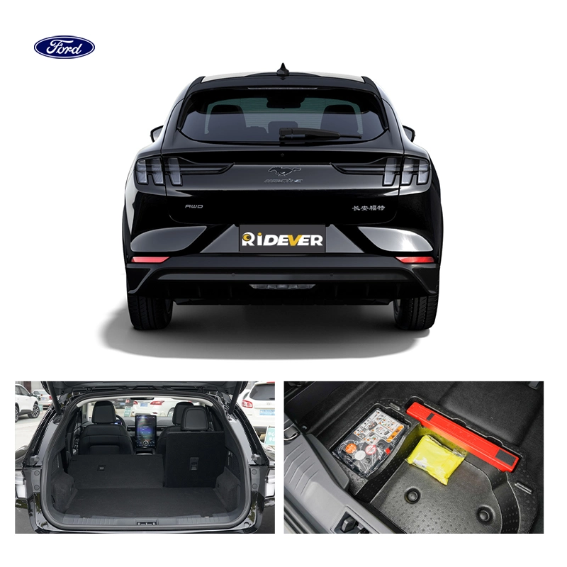 Rider New Arrival 2021 Ford Mustang Yue Shi Hinterradantrieb Version 5 Türen 5 Sitze SUV Cltc 513 km EV Neues Auto Neues Fahren auf Auto