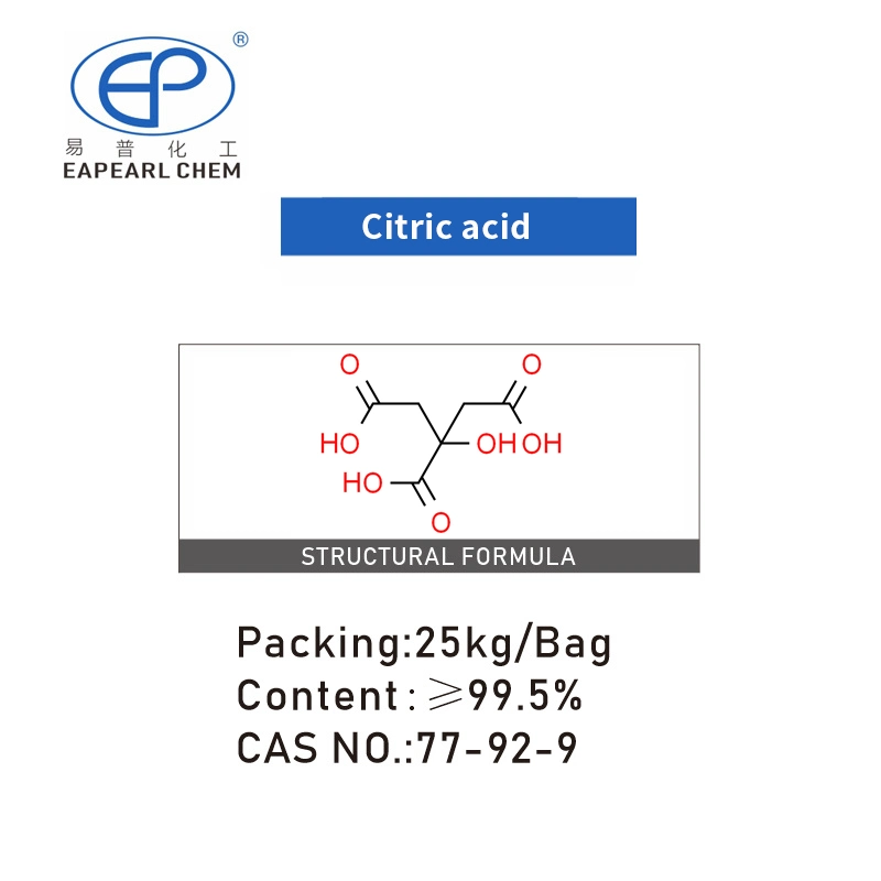 Ácido cítrico de calidad superior Monohidrato para la industria alimentaria