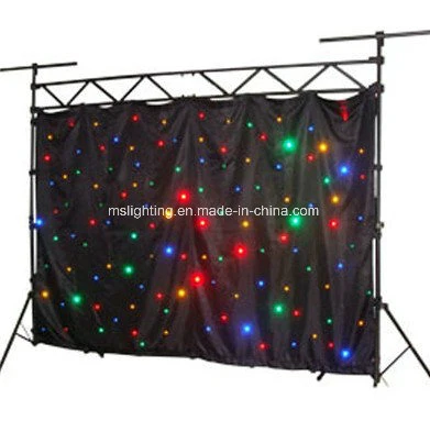 4m*8m Rgbw LED Star шторки, LED Star тканью