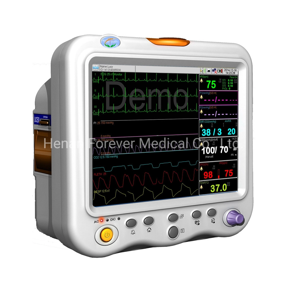 Multi-Parameter Patient Monitor CE Aooroved High End Hospital Machine