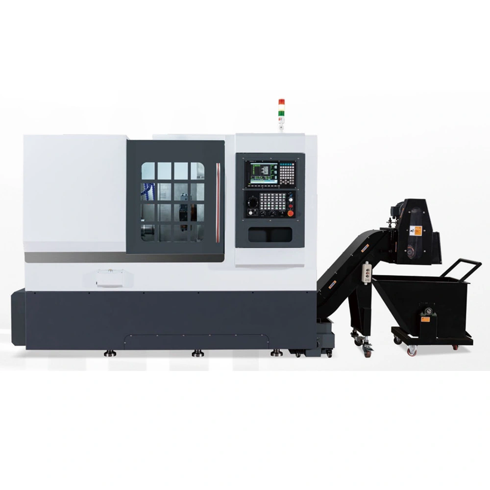 Tourelle Machine de tournage fraisage CNC avec contre-pointe et axe Y pour usiner les pièces complexes Tc-46
