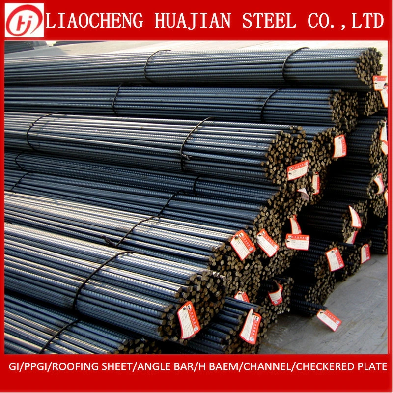 Deformed Steel Rebar Round Bar Reinforcing Iron Metal Tmt Bar in Stock