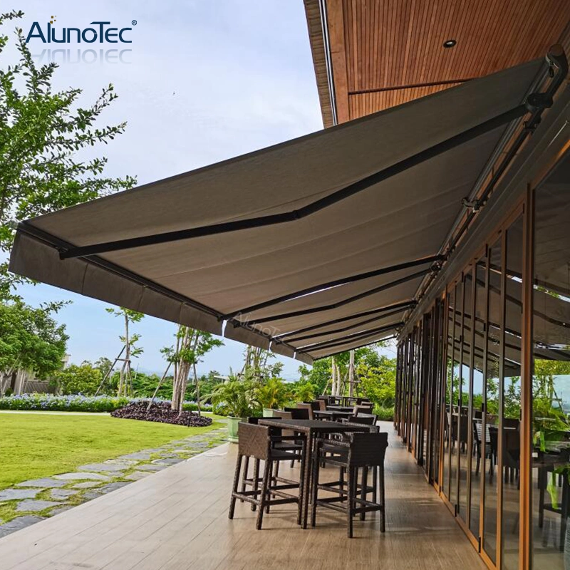 Wall Hanging Electric Roof Rain Awning Customized Color 0 to 45 Degree Balcony Canopy Cassette Awnings