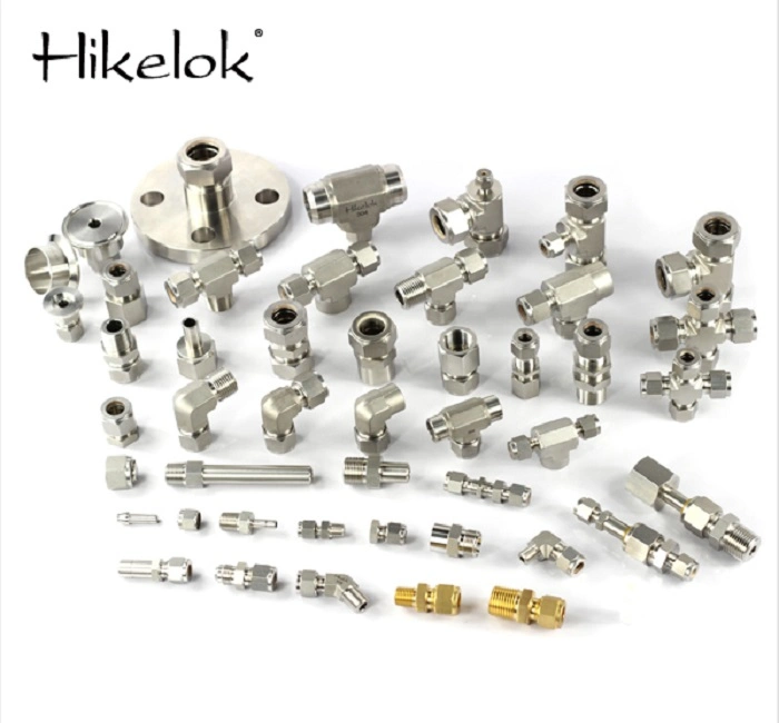 Macho Hikelok 1/16 a 1 pulgadas rosca NPT Swagelok racores de tubo conector macho tipo