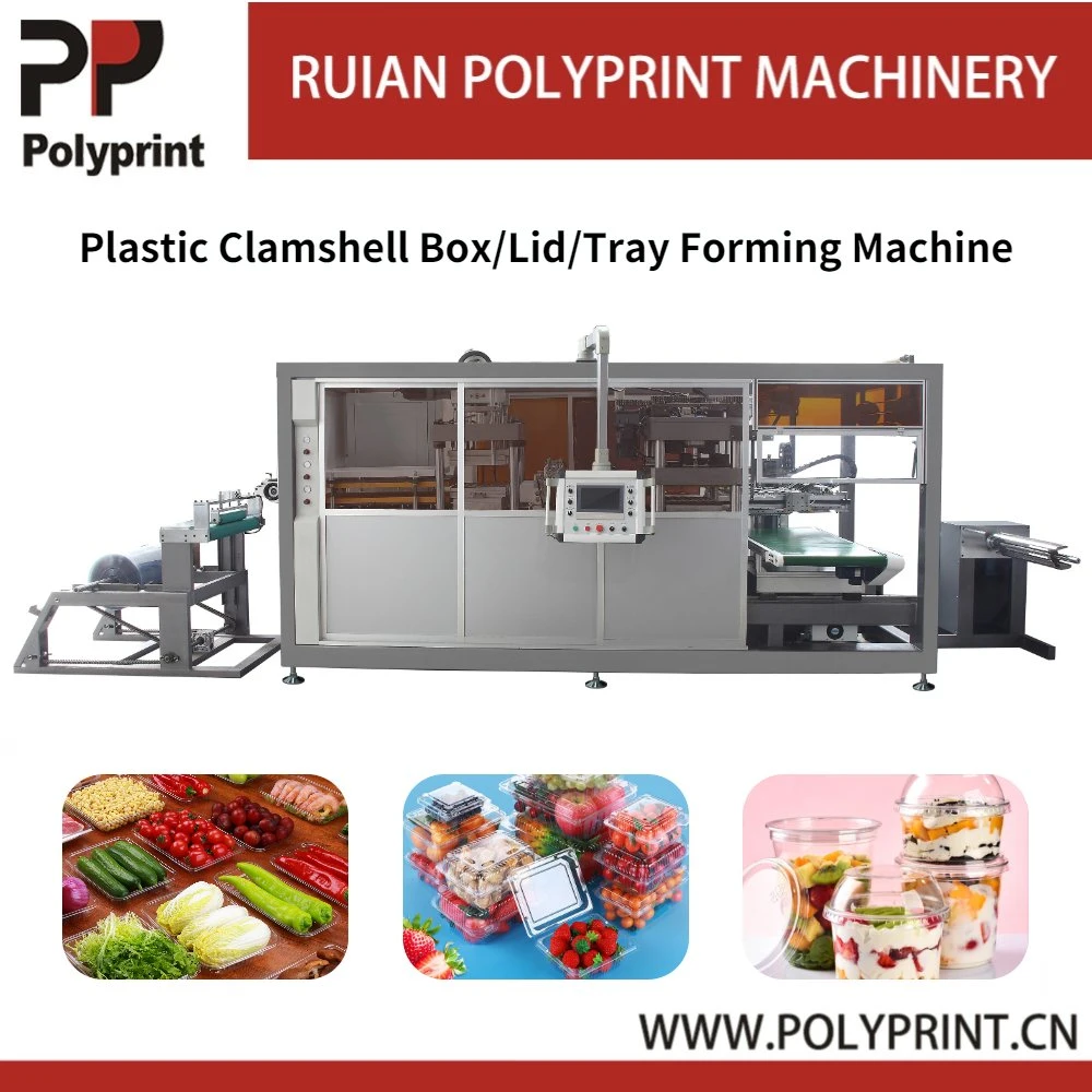 Plastic Dome Lid Bowl Cover Blister Packaging Tray Clamshell Box Food Container Forming Machine