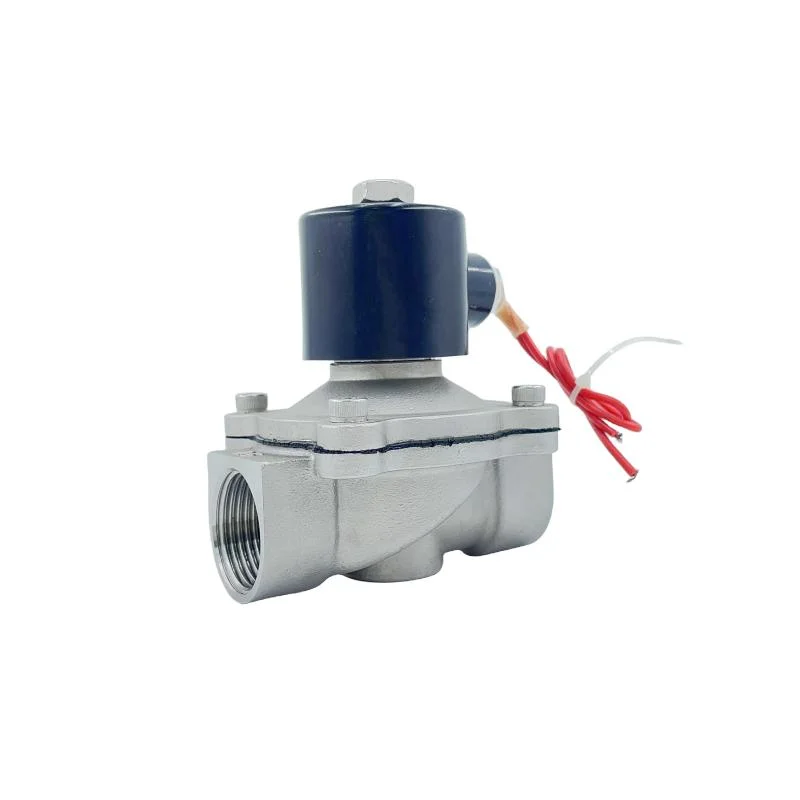 304/316 Material Stainless Steel Electric Water Fluid Solenoid Valve