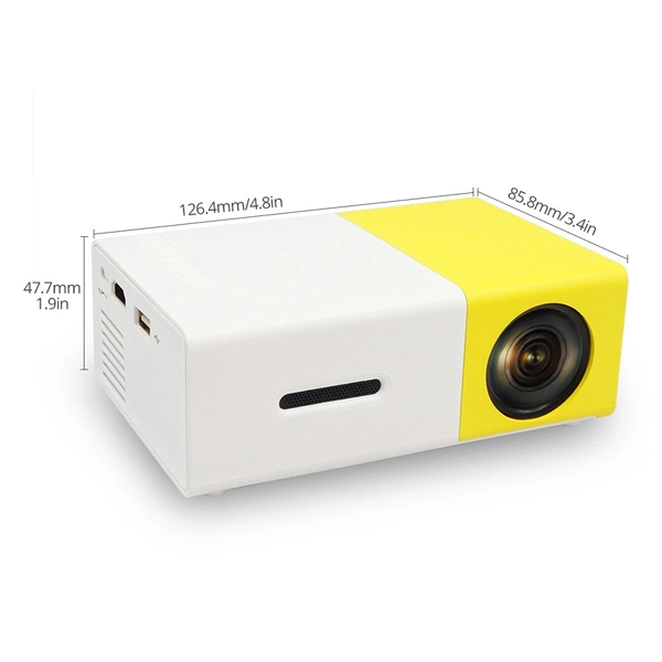 Palm Sized Mini Mobile Home Theater LED Projector Yg300