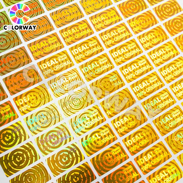 Printing Custom Security Anti-Counterfeiting Warranty Void Hologram Sticker