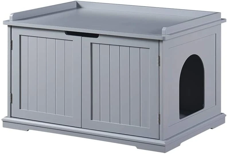 Pet Furniture Multifunctional Cattery, Spacious Storage Space for Cats and Dogs in The House, Usable as a Side Table