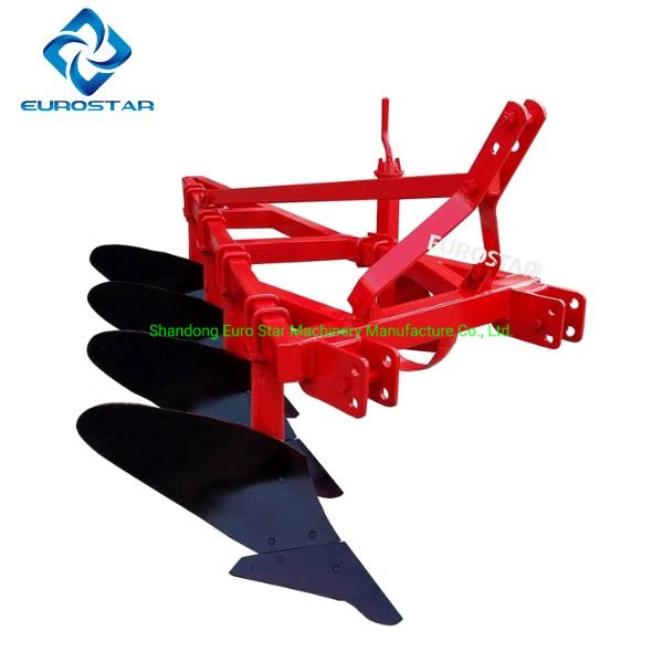 Working Width 1.4m 1L-435 Furrow Plough for 80-100HP Tractor Heavy Duty Paddy Filed Farm Agricultural Machinery Disc Plough Share Plow Hydraulic Flip Plow