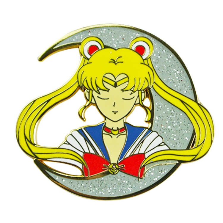 Professional Manufacturer Custom High quality/High cost performance  Hard Anime Enamel Pin Badge Popular Metal Lapel Pins