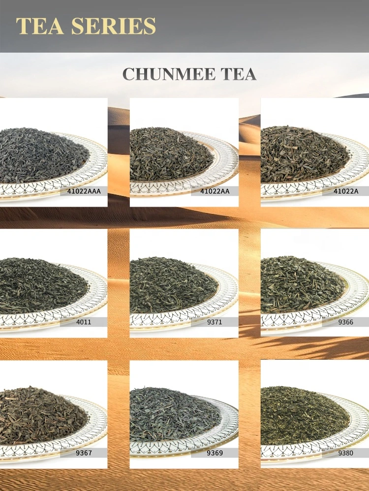 Chunmee Tea Te Verde 41022AAA de alta calidad para Malí Senegal Mauritania